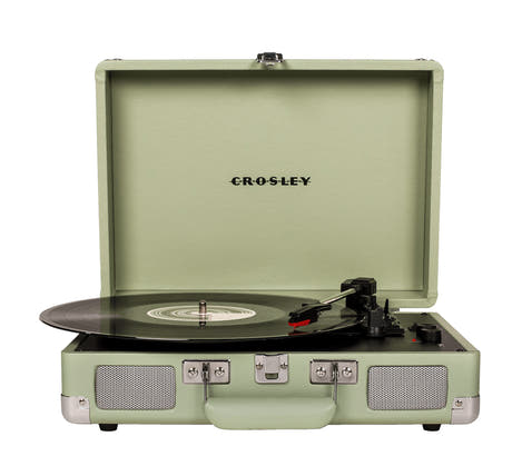 Crosley Cruiser Plus Platine Vinyle Bluetooth bidirectionnel (Menthe)