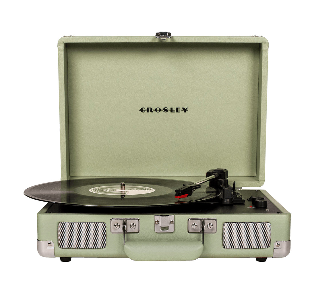 Crosley Cruiser Plus Platine Vinyle Bluetooth bidirectionnel (Menthe)