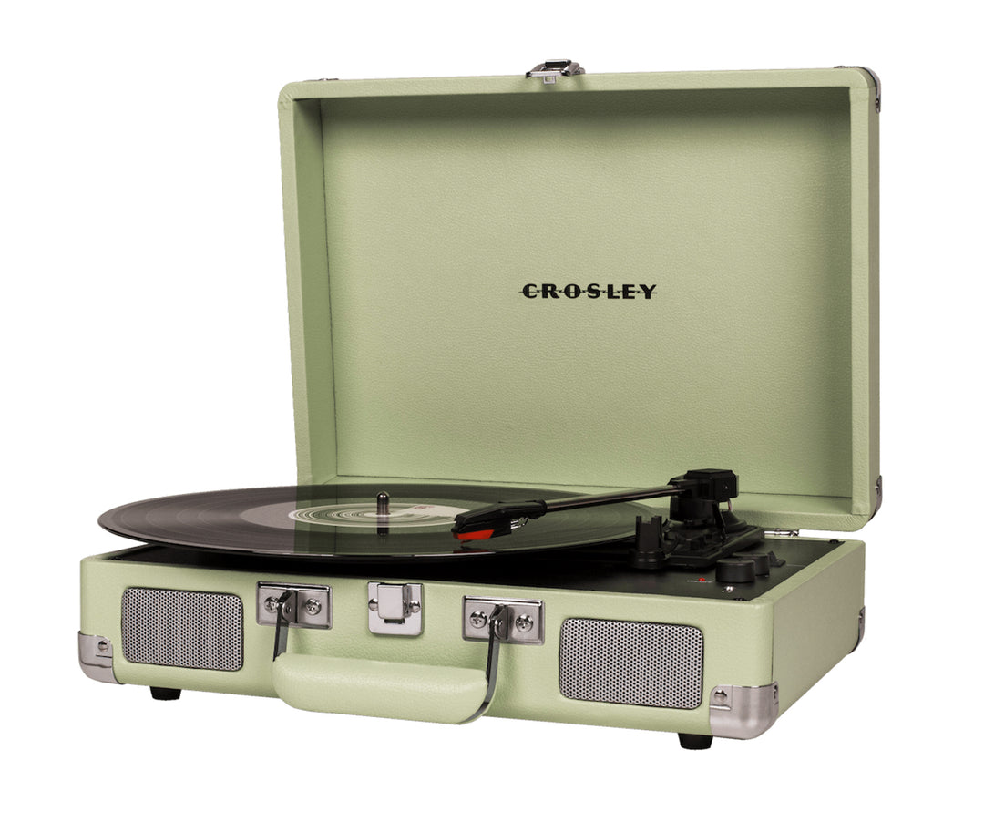 Crosley Cruiser Plus Platine Vinyle Bluetooth bidirectionnel (Menthe)