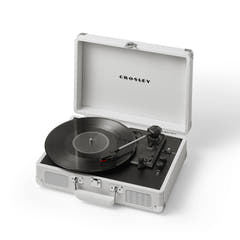 Crosley Cruiser Plus Platine vinyle Bluetooth bidirectionnel (White Sand)