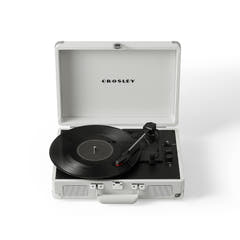 Crosley Cruiser Plus Platine vinyle Bluetooth bidirectionnel (White Sand)