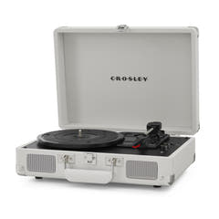Crosley Cruiser Plus Platine vinyle Bluetooth bidirectionnel (White Sand)