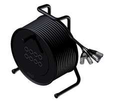 Enrouleur de câble ProCab, câble microphone 8 in - 10 m