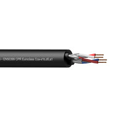 ProCab 2 paires de câbles de microphone EN50399 symétriques 100 mètres