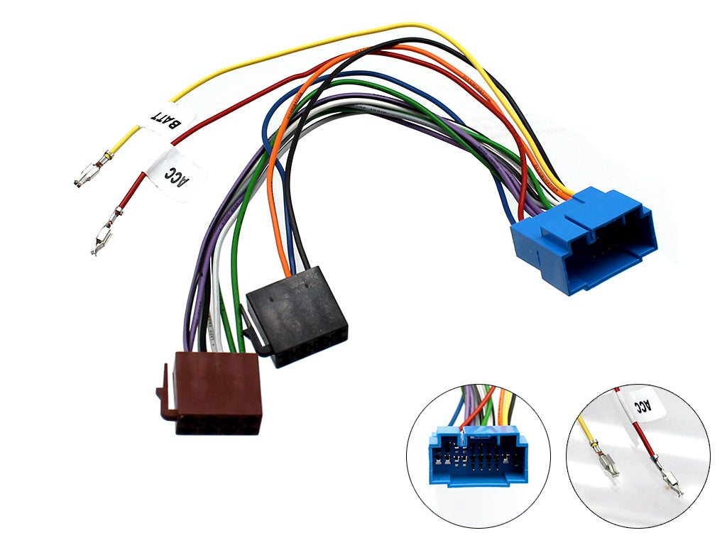 CT20NS08 Connecteur ISO pour Fiat, Honda, Nissan, Opel et Suzuki