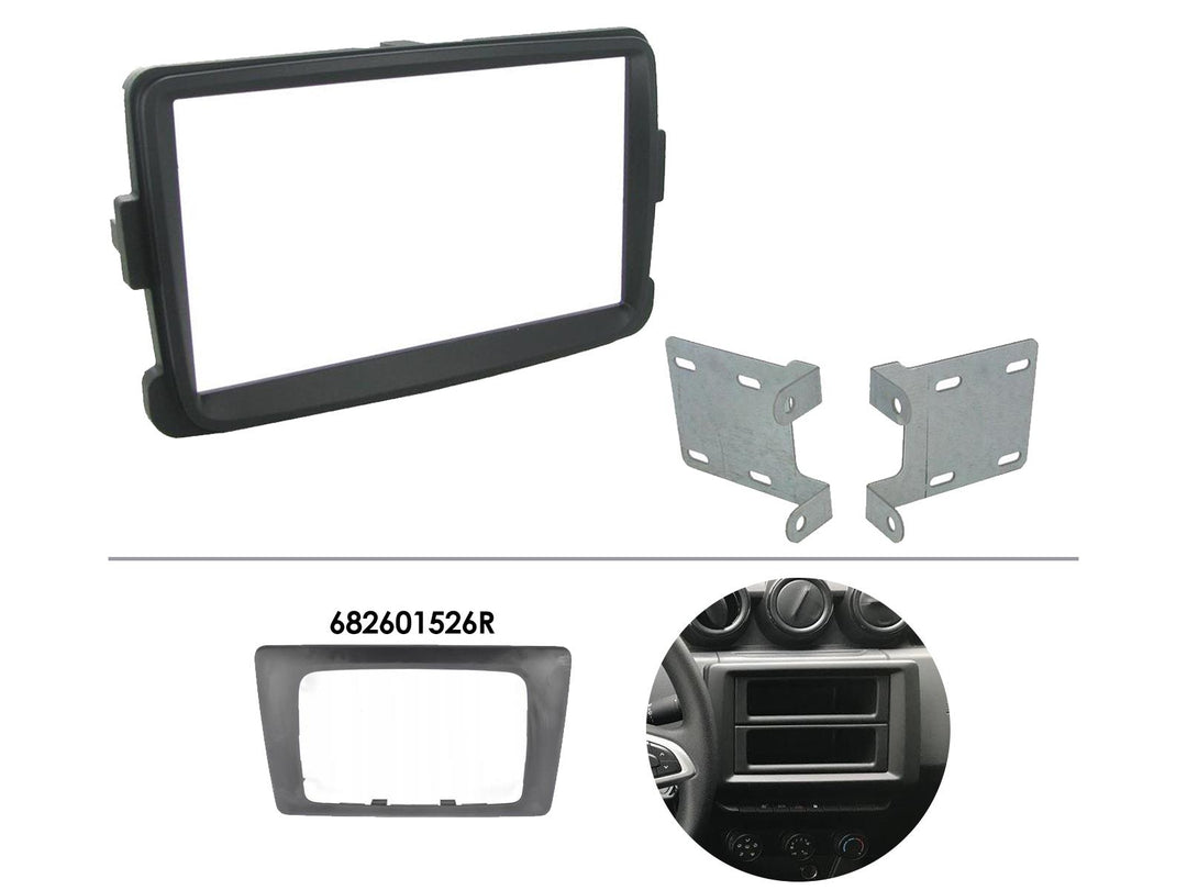 2-DIN Cadre pour Dacia