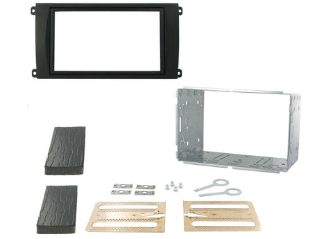 CT23PO01 Cadre 2-DIN pour Porsche Cayenne