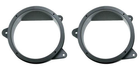 Ensemble de cadre de haut-parleur de voiture pour Peugeot