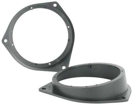 Ensemble de cadre de haut-parleur de voiture pour Peugeot