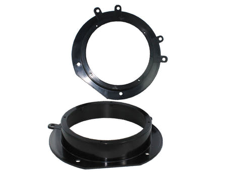 Ensemble de cadre de haut-parleur de voiture pour Peugeot