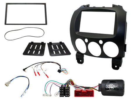 CTKMZ09 Kit de montage 2-DIN pour Mazda 2