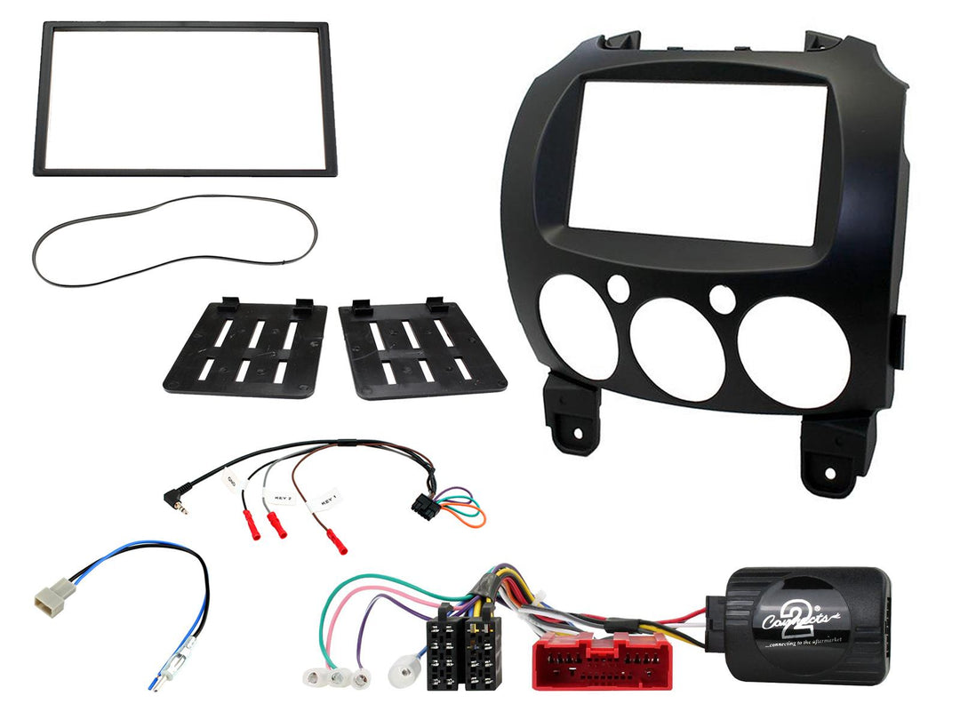 CTKMZ09 Kit de montage 2-DIN pour Mazda 2