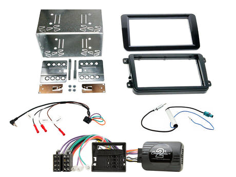 2-DIN kit for Skoda Fabia 07-14
