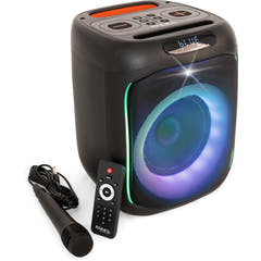 IBIZA Enceinte de fête avec éclairage et Bluetooth