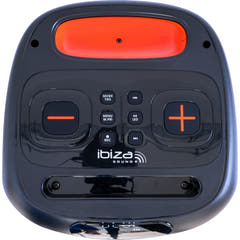 IBIZA Enceinte de fête avec éclairage et Bluetooth