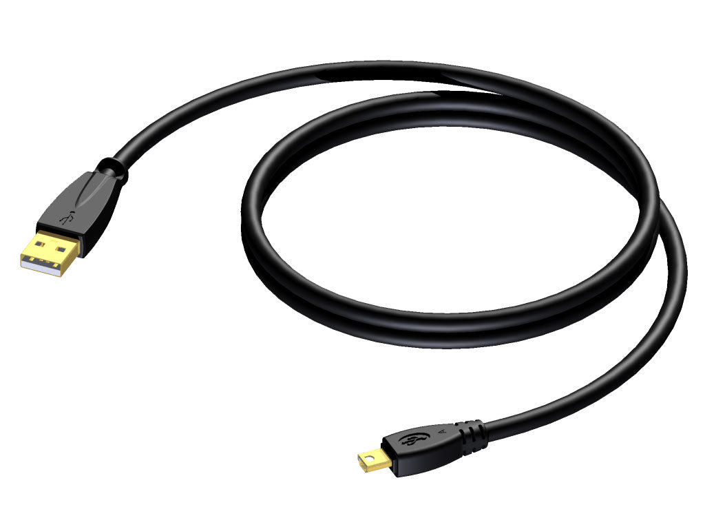 ProCab Câble USB A > USB mini A 5 mètres