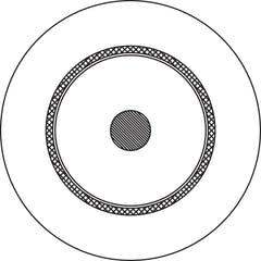 Câble coaxial vidéo ProCab 75 Ohm 4 mm, rouleau de 100 m