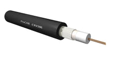 ProCab Câble coaxial vidéo 75 Ohm 6 mm, rouleau de 100 m