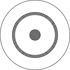 ProCab Câble coaxial vidéo 75 Ohm 6 mm, rouleau de 100 m