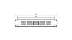 Caymon plaque de ventilation en acier 1 unité 9,5" et 10,5"