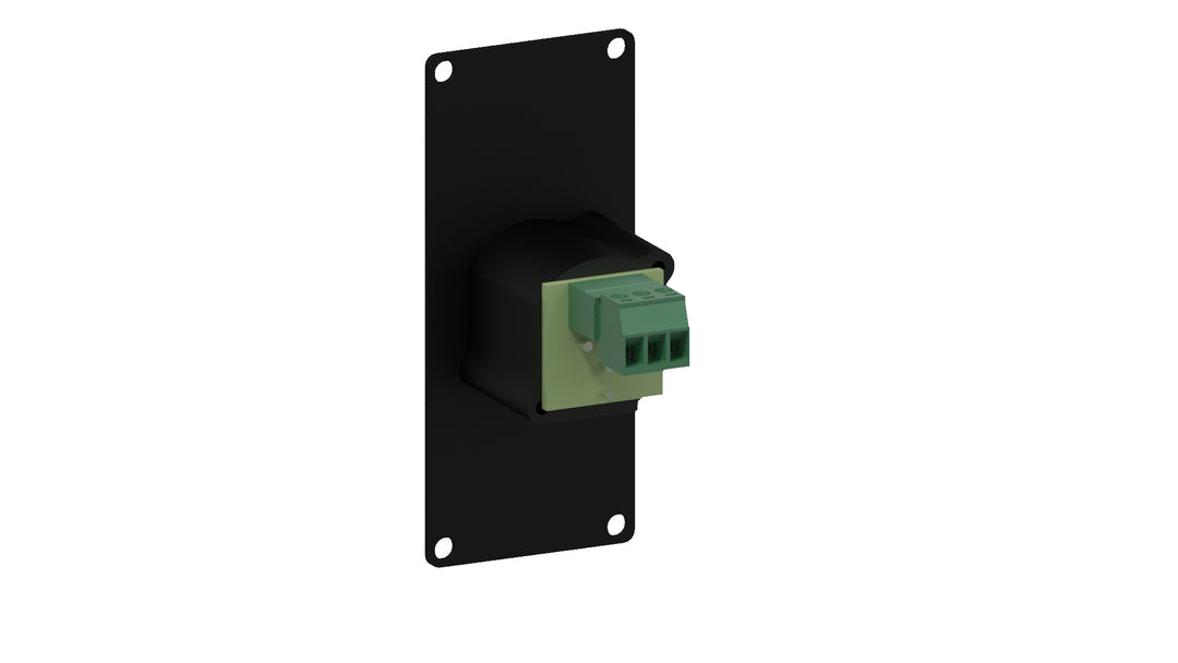 Caymon CASY122 1 emplacement, plaque 1 x XLR mâle > 3-pin