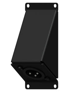 Caymon CASY124 1 place, plaque inclinée 1 x XLR mâle 3-pin