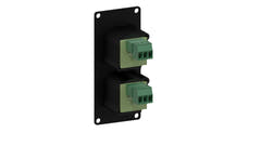 Caymon CASY126 1 emplacement, plaque 2 x XLR mâle > 3 broches