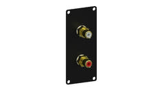 Caymon CASY131 1 emplacement, plaque avec traversée 2 x RCA