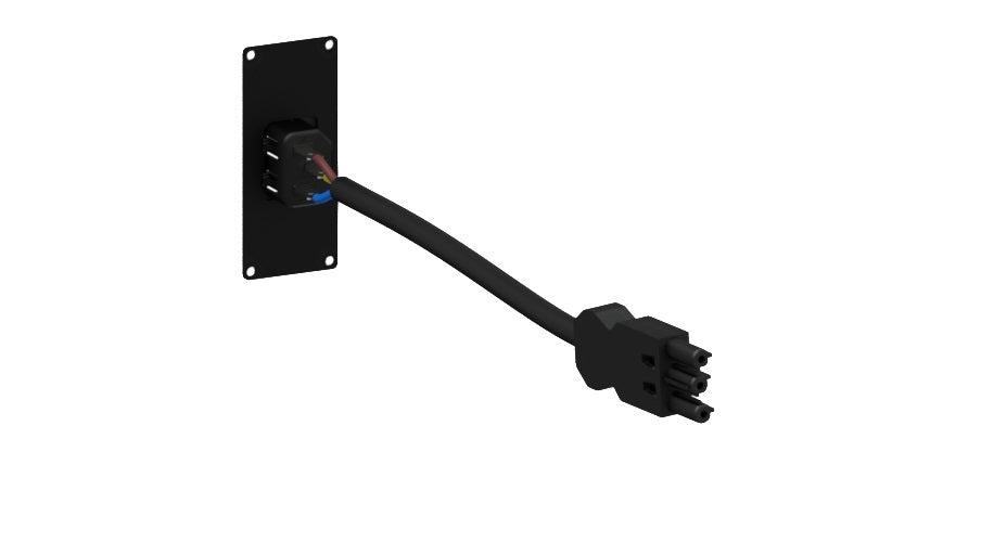 Caymon CASY181 1 plads, euro power input