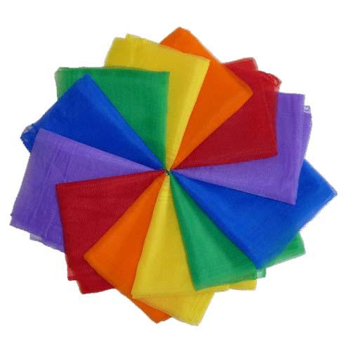 Écharpes en chiffon (Multicolores, 10 pcs)