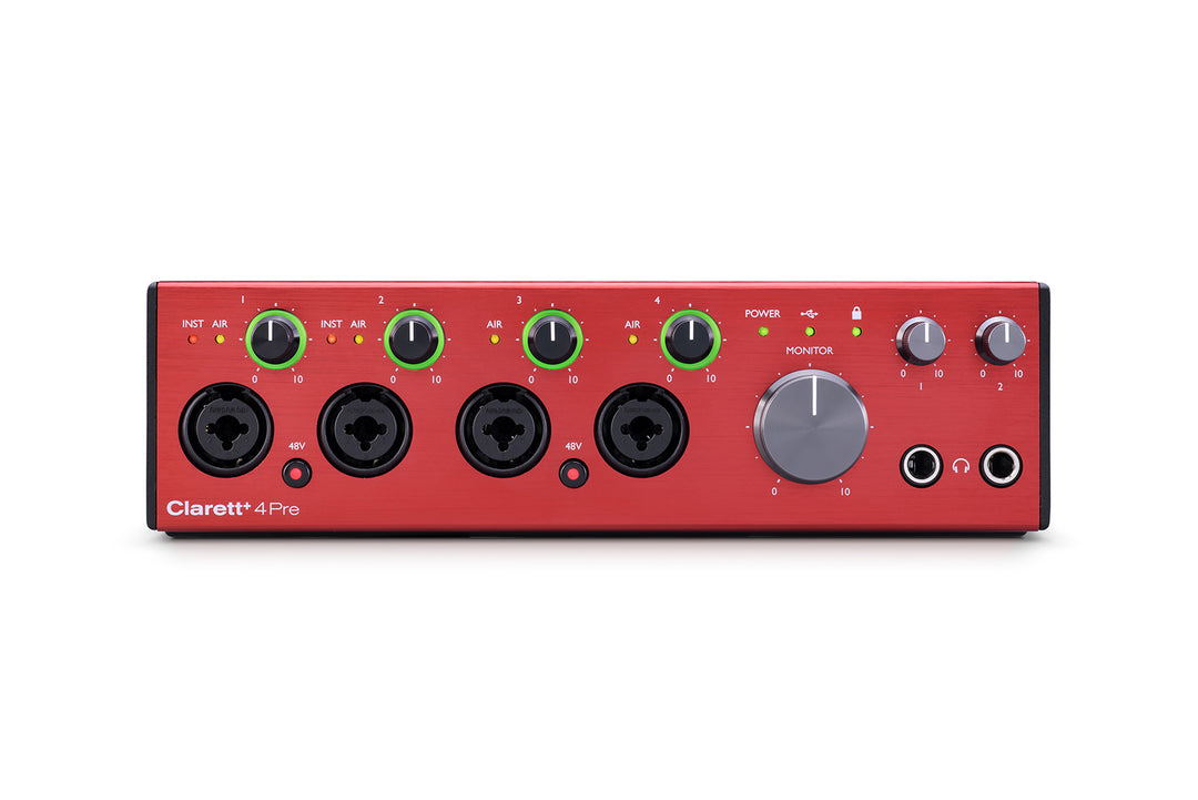 Focusrite Clarett+ 4Pre USB Interfaces audio
