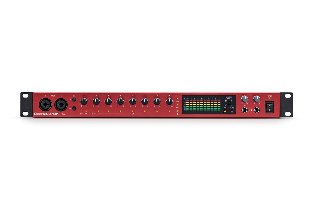 Focusrite Clarett+ 8Pre USB Interfaces audio