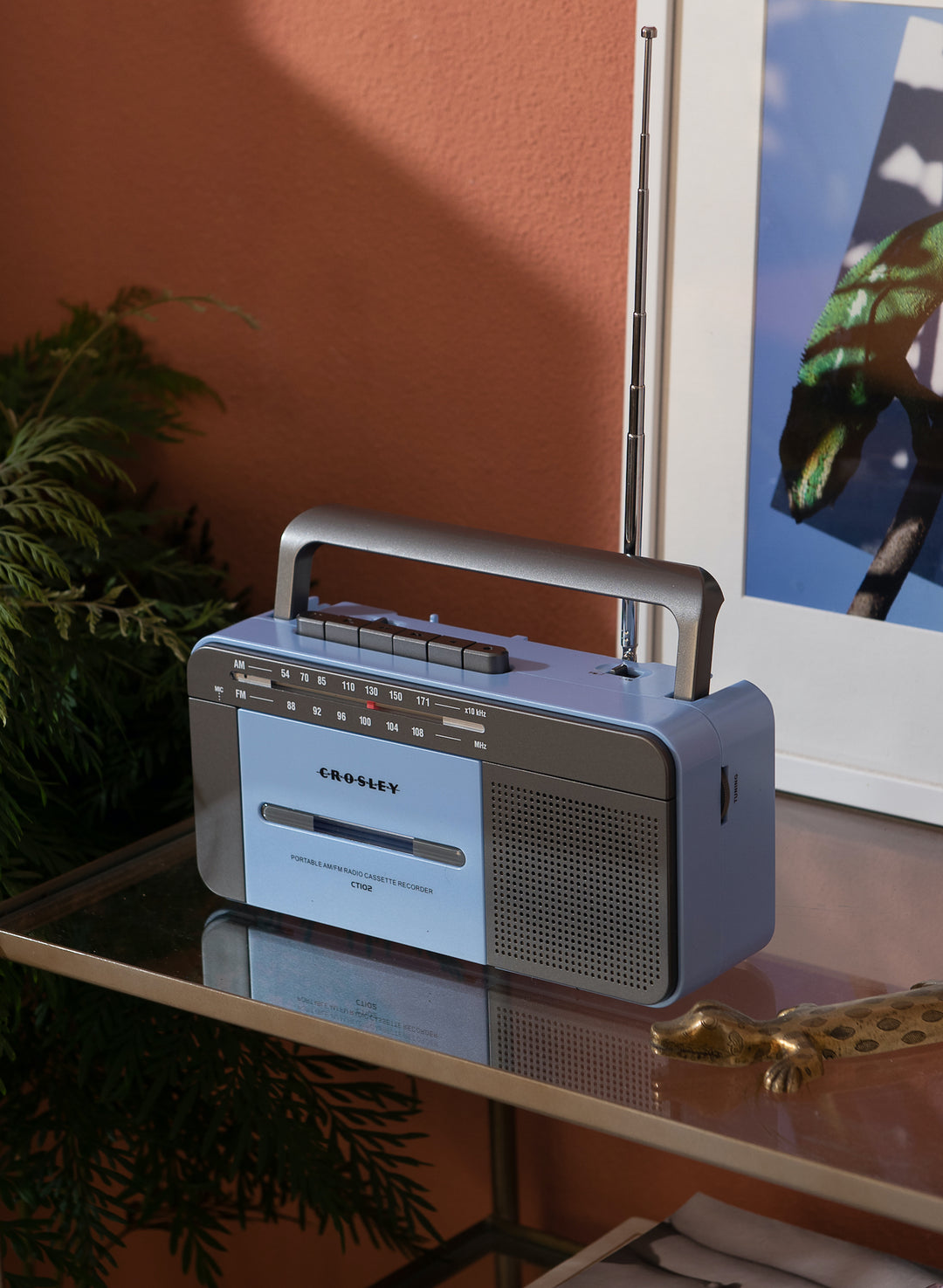Crosley - Lecteur de cassettes (Bleu)