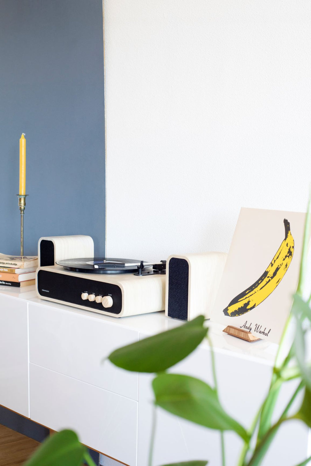 Crosley Gig Platine avec haut-parleurs (Naturel)