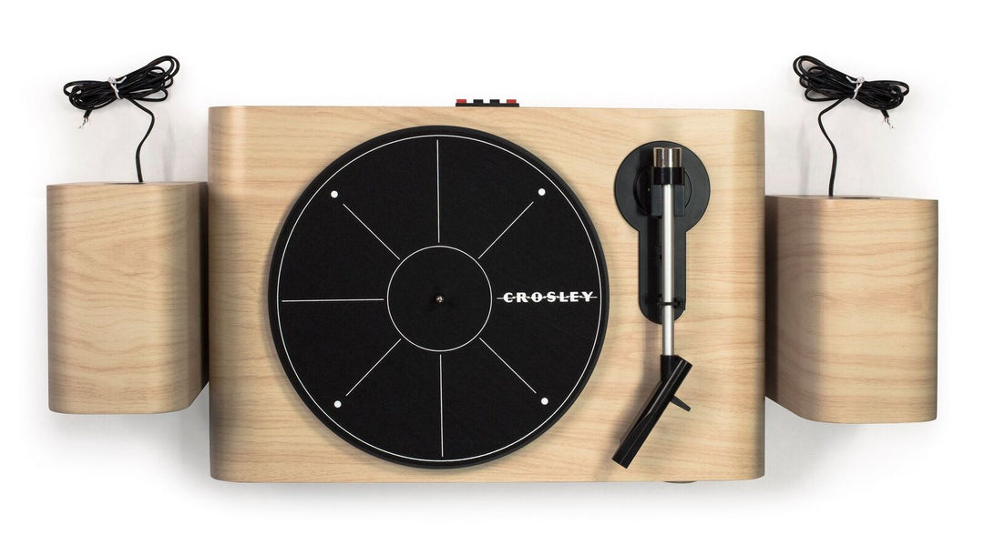 Crosley Gig Platine avec haut-parleurs (Naturel)