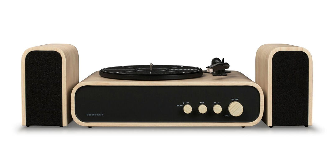Crosley Gig Platine avec haut-parleurs (Naturel)