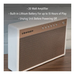 Crosley Montero Haut-parleur Bluetooth (Blanc)
