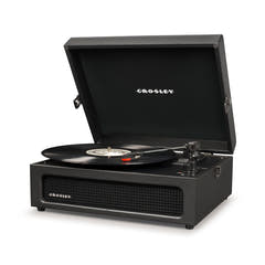 Crosley Voyager Platine Vinyle Bluetooth bidirectionnel (Noir)