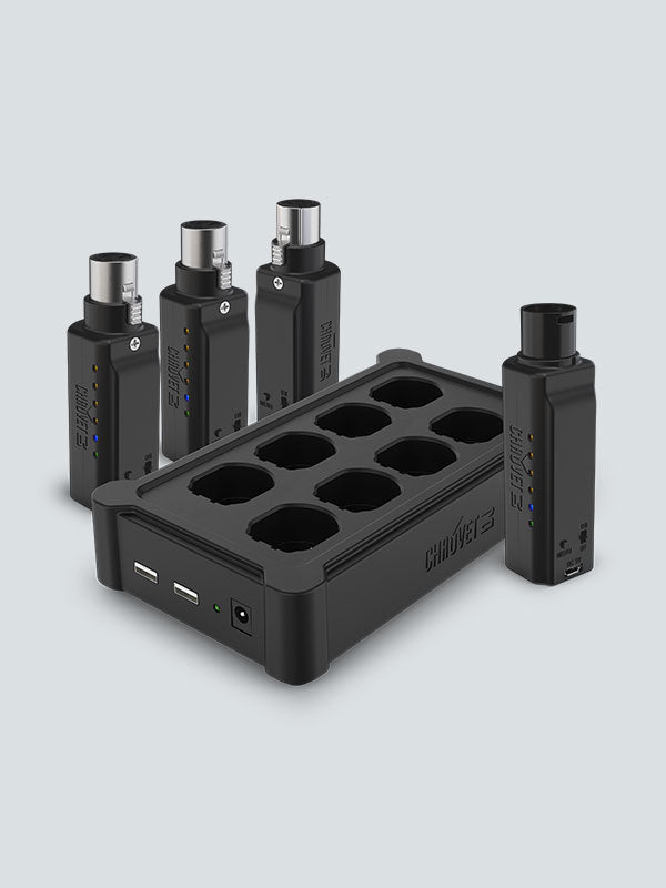 Chauvet D-Fi XLR Pack DMX Sans Fil Bundle