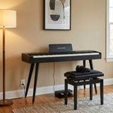 Grooveland DDP-140 Electric Piano (Black) Bundle