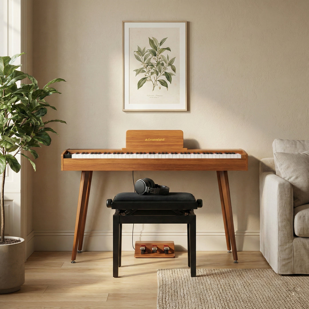 Grooveland DDP-140 Piano numérique (Foncé) Pack