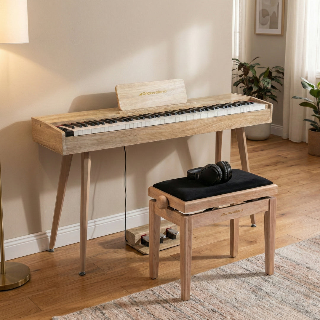 Grooveland DDP-140 Piano électrique (Bois) Pack