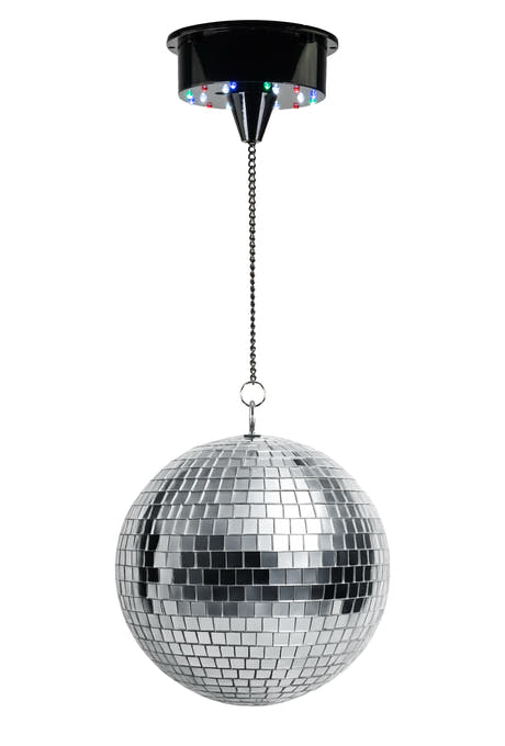 Marconi Boule disco à piles avec LED (20 cm)
