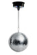 Marconi Battery-Powered MIrror Ball with LED (20 cm)