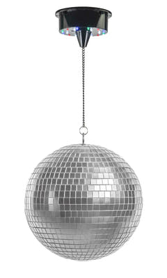 Marconi Boule disco à piles avec LED (30 cm)
