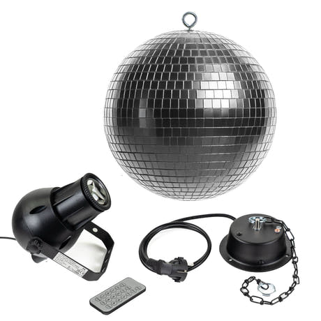 Marconi Boule disco avec LED (30 cm)