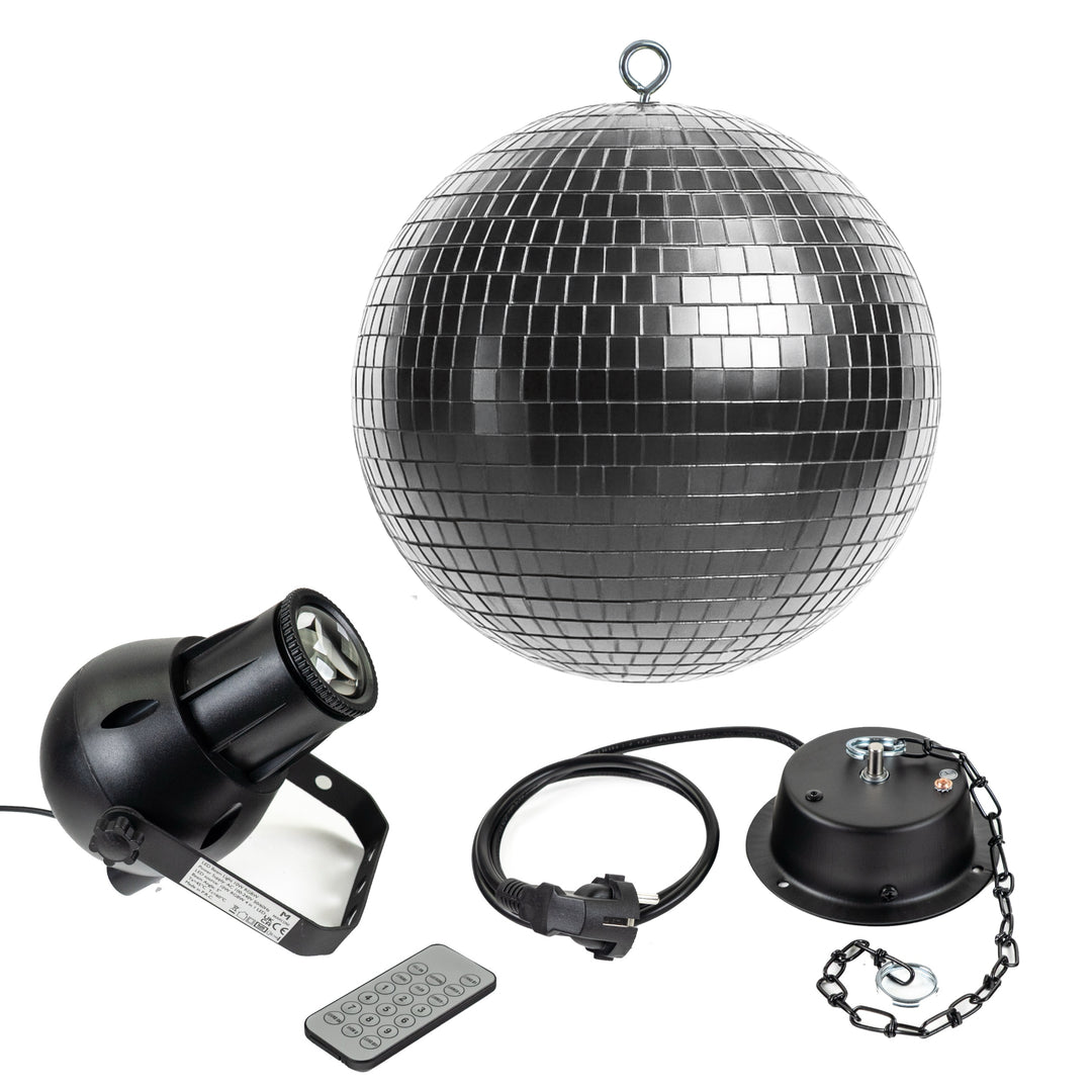 Marconi Boule disco avec LED (30 cm)