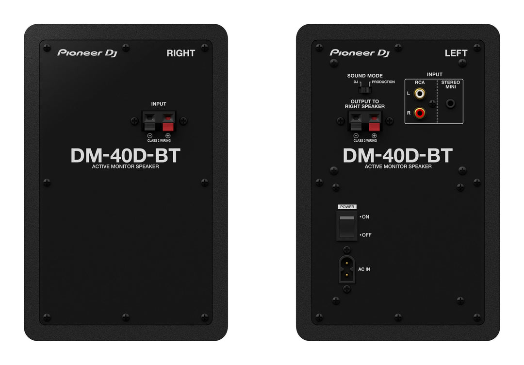 Pioneer DJ DM-40D-BT - Moniteurs de Studio avec Bluetooth (Noir)