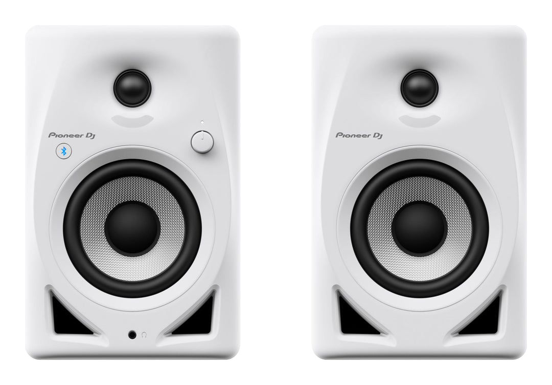 Pioneer DJ DM-40D-BT-W Moniteurs de Studio avec Bluetooth (Blanc)