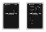 Pioneer DJ DM-40D-BT-W Studio Monitors w. Bluetooth (White)